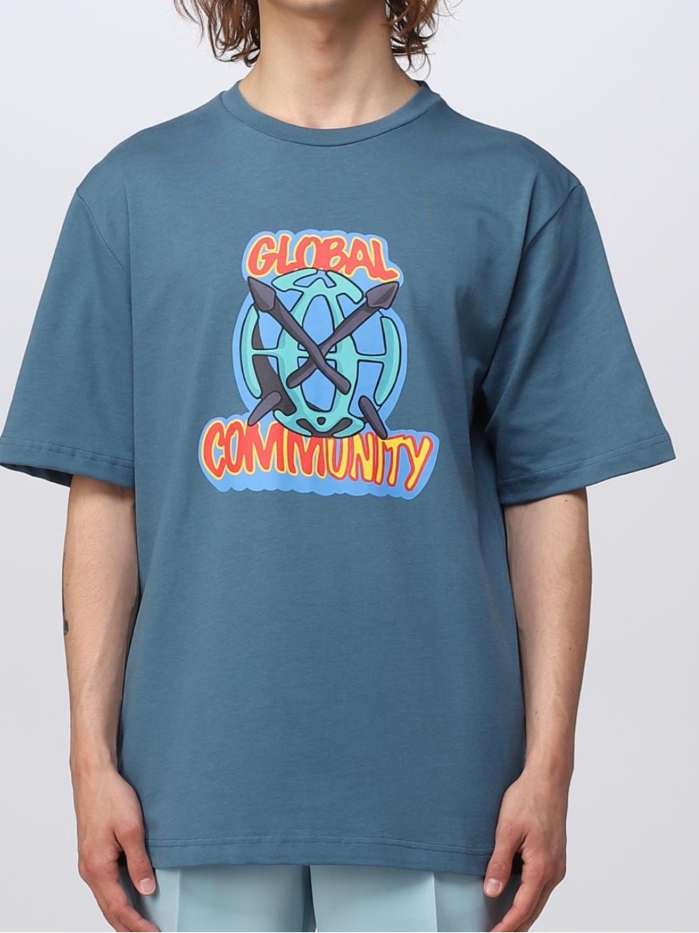 DAILY PAPER! Global Community Graphic Tee - Teal! New! Quality! S